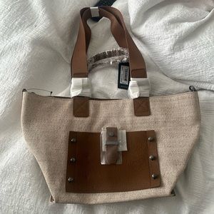 NWT Warren Linen Bite Bag